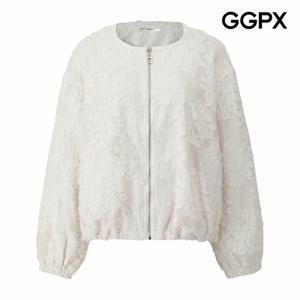 [GGPX] 노카라 플라워 아트 집업 점퍼 (GQ1JP011F)