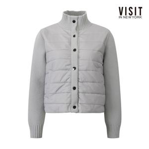 [비지트인뉴욕]퀄팅 하이넥 패딩 점퍼 V61JP03