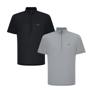 [K2][26SS] 남성 메쉬 반팔 집업 티셔츠_GMM26293