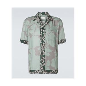 드리스반노튼 프린트 볼링 셔츠 P01135291