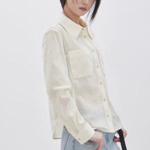 빅포켓 벨벳 셔츠 Z261MSC001