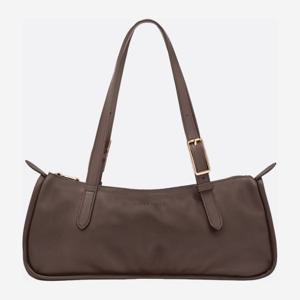 롱샴 브라운 가죽 숄더백 10369 HJI002