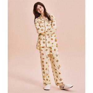 스파오 SPAO [리락쿠마] 쿠마들의 자유시간 긴팔 파자마(YELLOW)_SPPPG23U04 SPPPG23U04 343880