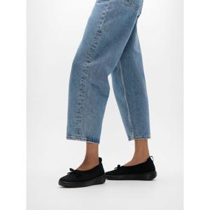 [핏플랍][삼성물산공식] 여성 슈퍼Q 보우 니트 발레 플랫 올 블랙 (FT61K2M034)