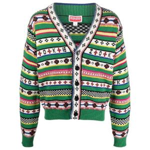 22FW KENZO 로고 jacquard 가디건 FC65CA3173CH57 TP571992300