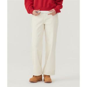 커버낫 우먼 스트레이트 데님 팬츠 크림 392975