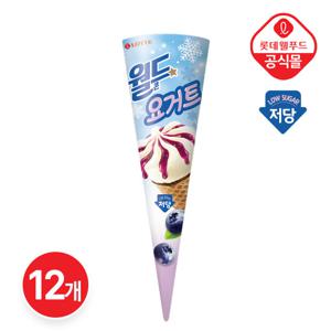 [롯데] 저당 요거트 월드콘 12개