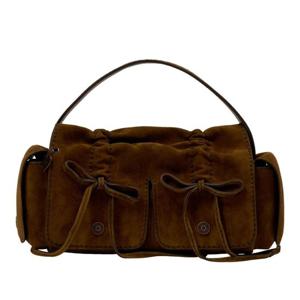 아크네스튜디오 멀티포켓 스몰 브라운 가죽 토트백 C10258 295