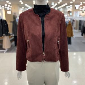 [숲]틸다 스웨이드 노카라 집업 자켓 OC2LET1