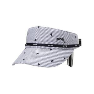 [핑]여성 선인장 자수 패턴 리본 썬바이저 121F1CP301_NA_IC