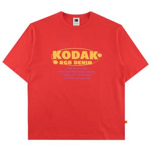 코닥 RBG 코튼 반팔 티셔츠 K6223LRS27RED