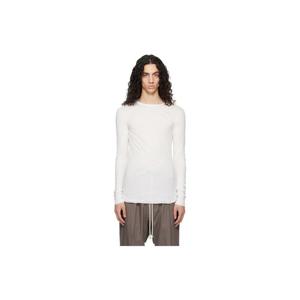 릭오웬스 티셔츠 오프 화이트 템플 더블 LS 티셔츠 261232M213019