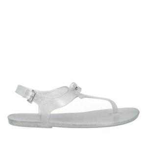 마이클코어스 실버 PVC 플랫 플립플롭 40S6EVFA3Q 040SILVER