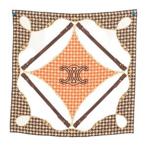 셀린느 지오메트릭 메달리온 로고 실크 스카프 2AWB6 3L30GAD9
