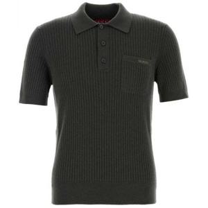 GUCCI 구찌 25FW 울 캐시미어 립 니트 폴로 셔츠 (833503 XKEYU 3026)