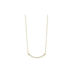 티파니 앤 코 티파니 T 스마일 스몰 펜던트 옐로우 골드 다이아몬드 74957013