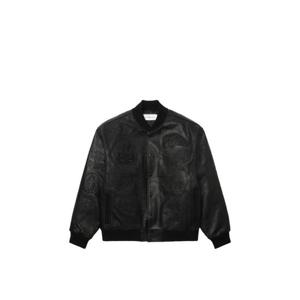 오프화이트 엠보스드 로고 레더 재킷 OFFJKGBAB079P