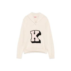 겐조 이니셜 숄 칼라 폴로 셔츠 FG52PU7353DP