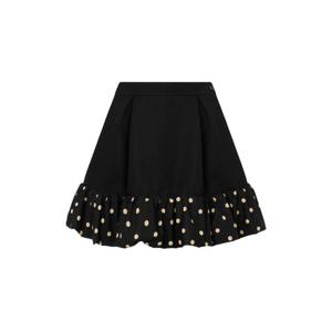 모스키노 폴카 도트 러플 미니 스커트 A01115437