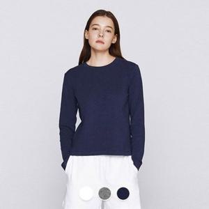 지오다노 326513 라운드넥 기본핏 모듈 긴팔 티셔츠 05326513