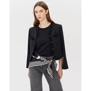 질스튜어트 뉴욕 여성 26SS 블랙 포켓 울혼방 자켓 JSJA6B200BK