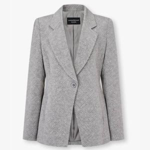 [엠포리오 아르마니]여성 헤링본 패턴 레이온 싱글 자켓(A525302511)