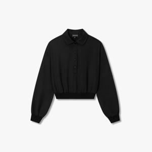 [엠포리오 아르마니]여성 라운드 카라 크롭 블라우스(A526103524)