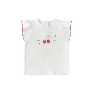 (밍크뮤10) (IV)스트로베리프릴반소매티셔츠 (36315332060)