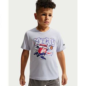 나이키 리틀키즈 초키 박시 농구 티셔츠 - 고스트 IU5328-023 368720