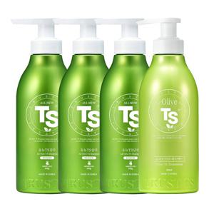 올뉴 TS 샴푸 500g 3개 +  TS 올리브 트리트먼트 500g 1개