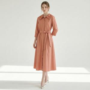 [포커스]레이스 카라 7부 소매 핀턱 원피스 PBINF6S1OP3291