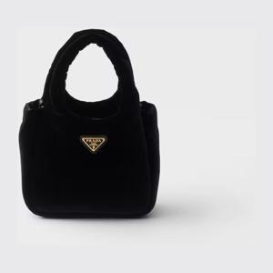 프라다 메탈 로고 벨벳 미니 토트백 1BA410 2C7PF0002 V COO