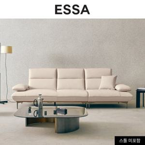 [에싸] 퍼스트 4인 스윙기능 베티버 소가죽 소파