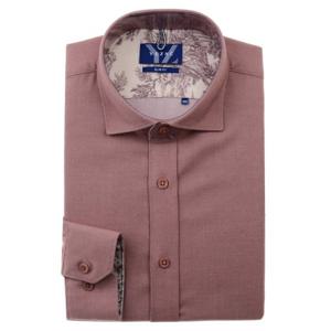 [예작(셔츠)]몸판 자수 기모 솔리드 슬림 긴소매 셔츠 YJEWUA745