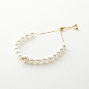 VALENTINO 발렌티노 브이로고 시그니처 메탈 & 레진 진주 브레이슬릿 (5W0J0W83 DHC 0O3 5W2J0W83 0O3)