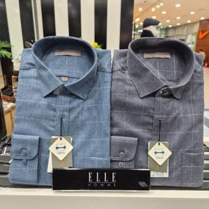 엘르옴므 sh06 엘르옴므 남성셔츠 뱀부빅체크EBDFR0141 EBDFR0141