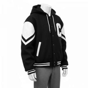 셀린느 남성 텍스처드 울 후드 잭슨 테디 재킷 블랙 RV0KL896C