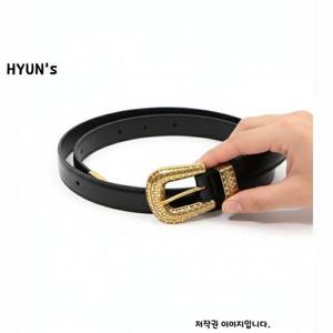 VALENTINO 25FW V로고 시그니처 브러시드 카프스킨 벨트 (7Y0T0SQ9 QBH 0NO7Y2T0SQ9 QBH 0NO)