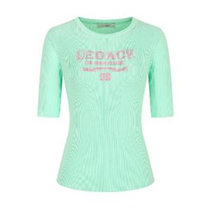 [제이제이 지고트]하프 슬리브 레터링 풀오버 니트(GP4A1POR21)