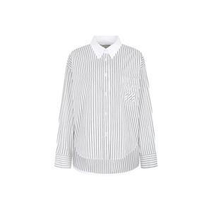 [제이제이 지고트]버튼 다운 스트라이프 블라우스(GP3A0BLJ11)