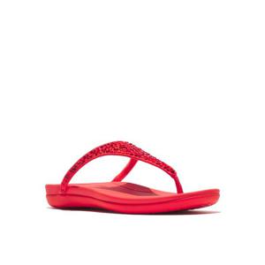 [FITFLOP][삼성물산공식] 여성 솔레이 믹스드 크리스탈 토포스트 샌들 - 체리 토마토 (FT64K2T376)