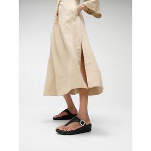 [FITFLOP][삼성물산공식] 여성 루루 크리스탈 버클 레더 토포스트 샌들 - 올 블랙 (FT64K2T285)