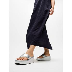 [FITFLOP][삼성물산공식] 여성 플랫폼 웨지 토포스트 샌들 - 실버 (FT64K2T322)