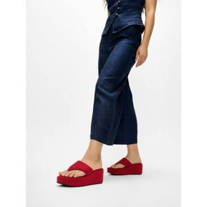 [FITFLOP][삼성물산공식] 여성 플랫폼 웨지 토포스트 샌들 - 번트 베리 (FT64K2T326)