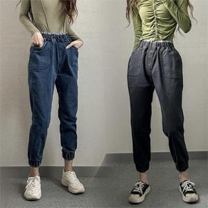 [강물처럼]위쉬몰 LO 쏠트워싱조거팬츠655(P087H303) 빅사이즈 (