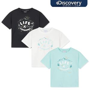 디스커버리키즈 DKRS71063 키즈 아웃도어 그래픽 반팔티셔츠