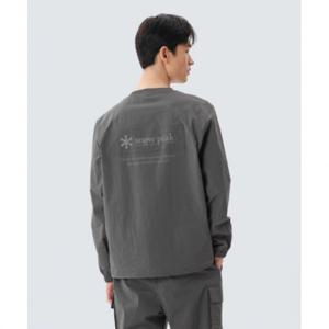 스노우피크 SNOWPEAK APPAREL 루트 우븐 패치 맨투맨 (S25MMRHT60) Dark Gray S25MMRHT60DG 337667