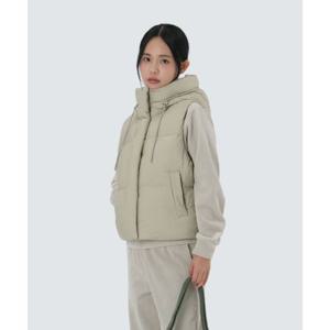 스노우피크 SNOWPEAK APPAREL 퍼피나 여성 후드 다운 베스트 (S25WWFDV21) Pastel Olive S25WWFDV21PL 338316