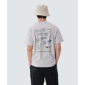 스노우피크 SNOWPEAK APPAREL 에어로쿨 기어 반팔 티셔츠 (S25MMFTS78) Ice Gray S25MMFTS78IG 337702