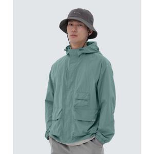 스노우피크 SNOWPEAK APPAREL 타슬란 우븐 유틸리티 바람막이 Royal Mint (S24MMLWB56) S24MMLWB56RM 338365